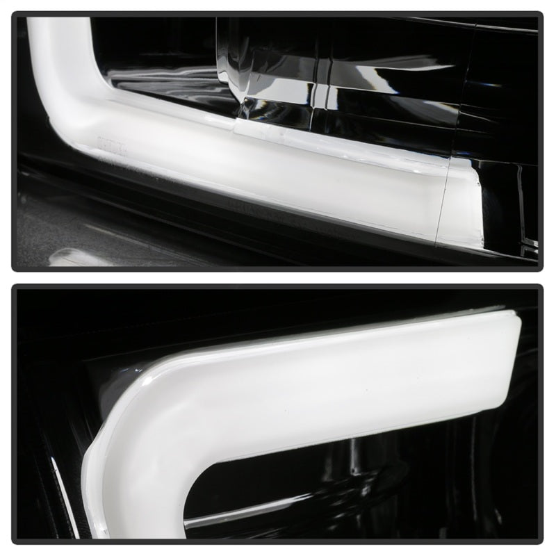 Phares de projecteur Spyder 09-16 Dodge Ram 1500 V2 - Halogène - DRL - Chrome (PRO-YD-DR09V2-LBDRL-C)