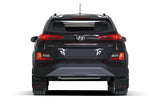 Garde-boue Rally Armor 18-22 Hyundai Kona Black UR avec logo blanc