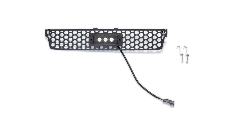 Insert de calandre de pare-chocs Putco 15-19 GMC Sierra HD SS Black Punch avec barre lumineuse Luminix affleurante de 6 pouces