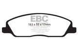 Plaquettes de frein avant EBC 10-14 Ford Mustang 3.7 Yellowstuff