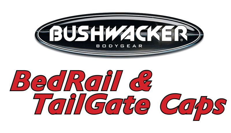 Bushwacker 99-06 Chevy Silverado 1500 Fleetside Rail Caps 78.0in Bed Ne convient pas à Flareside - Noir