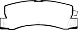 Plaquettes de frein arrière EBC 90-91 Lexus ES250 2.5 Greenstuff