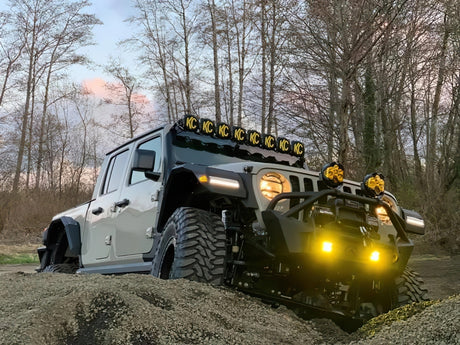 Clignotants avant à LED à lentille fumée Oracle Jeep Wrangler JL VOIR LA GARANTIE