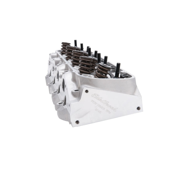 Culasse Edelbrock BBC Performer RPM Port ovale pour came à rouleaux hydrauliques Finition naturelle (Ea)