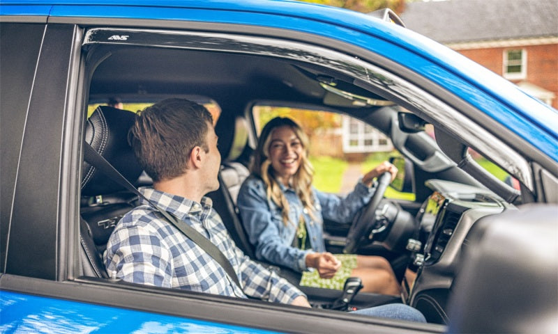 Déflecteurs de vitres avant et arrière AVS 2019 Ram Quad Cab Ventvisor 4 pièces - Fumé