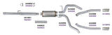 KIT Diamond Eye 3 pouces CB DOUBLE AL : DODGE 1500 2009-12 HEMI