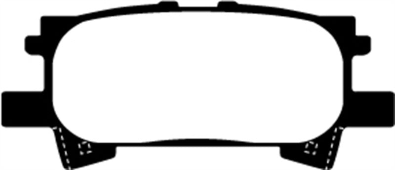 Plaquettes de frein arrière EBC 04-07 Lexus RX330 3.3 Greenstuff