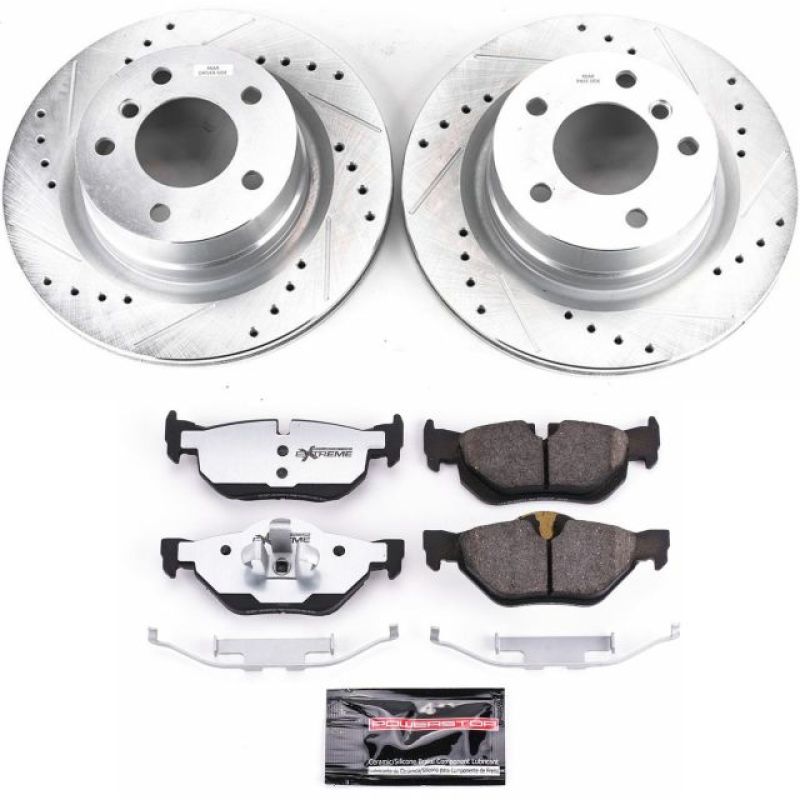 Power Stop 10-13 BMW 128i Rear Z26 Street Warrior Brake Kit