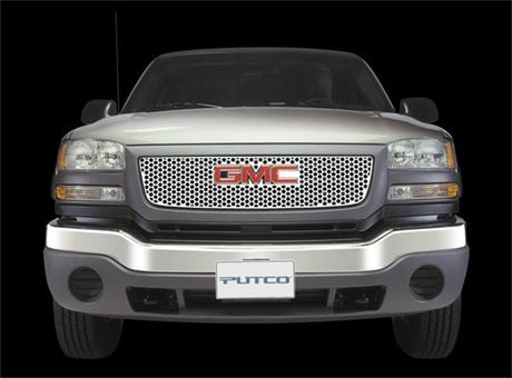 Putco 94-98 GMC Sierra avec découpe de logo - Ne convient pas aux grilles en acier inoxydable 3500 Punch