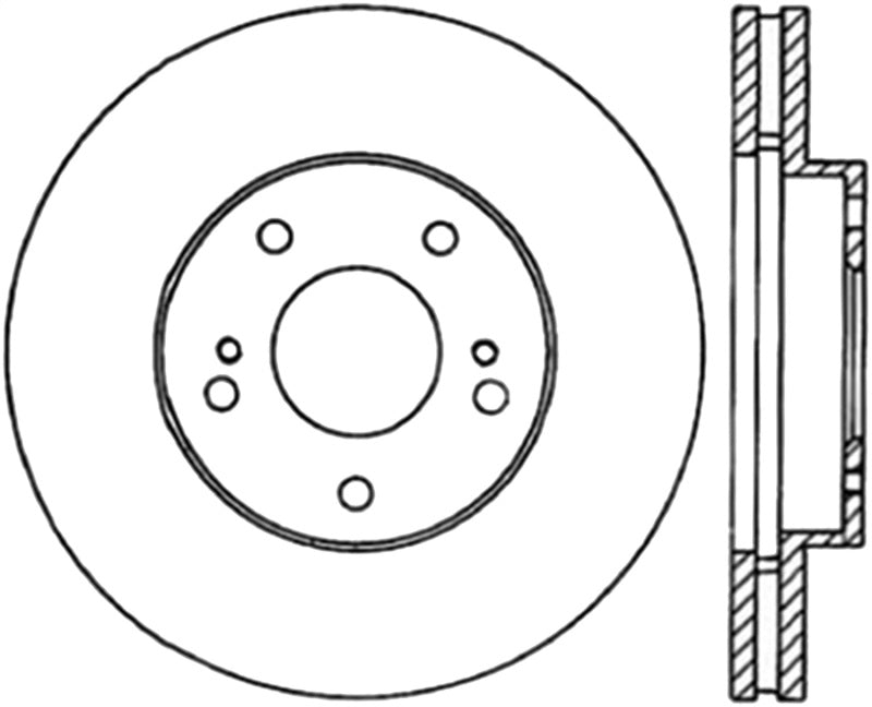 StopTech Drilled Sport Brake Rotor