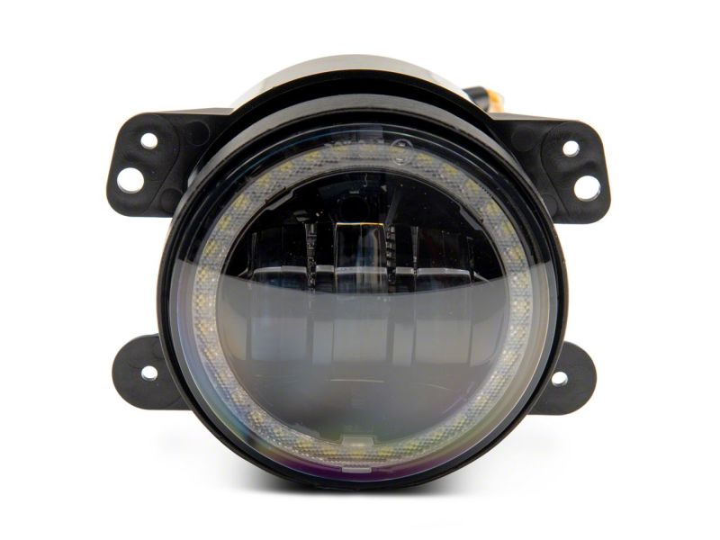 Phares antibrouillard à DEL Raxiom 07-18 Jeep Wrangler JK Axial Series 4 pouces avec halo