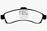 Plaquettes de frein avant EBC 03-05 Buick Rainier 4.2 Greenstuff