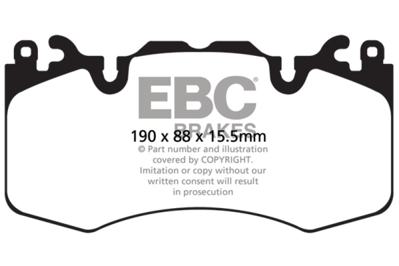 Plaquettes de frein avant EBC 2020+ Land Rover Defender 90 Bluestuff