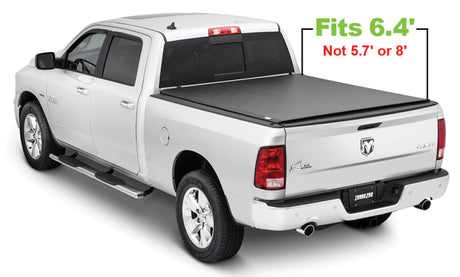 Couvre-caisse à rouleau bas Fleetside de 6,4 pieds pour Dodge RAM 1500 de Tonno Pro 09-19