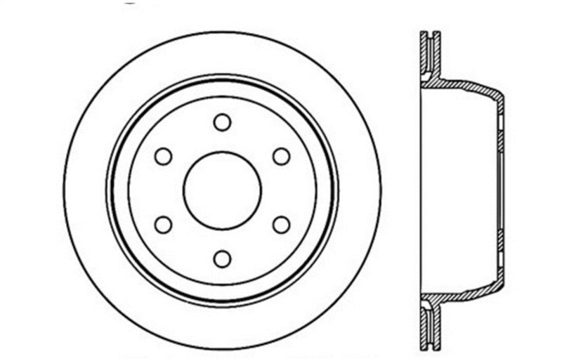 Disque de frein sport fendu et percé StopTech