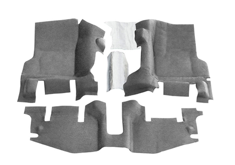 Kit de plancher avant BedTred 3 pièces pour Jeep TJ 97-06 sans console centrale - Avec écrans thermiques (S/O uniquement)