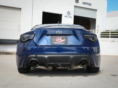 aFe Takeda Exhaust Axle-Back 13-15 Scion FRS / Subaru BRZ 304SS Échappement à double embout en fibre de carbone