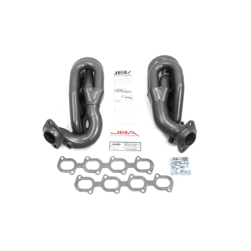 Collecteur d'échappement JBA 07-14 Ford GT500 5,4/5,8 L 4 soupapes 1-5/8 po primaire Ti Ctd Cat4Ward
