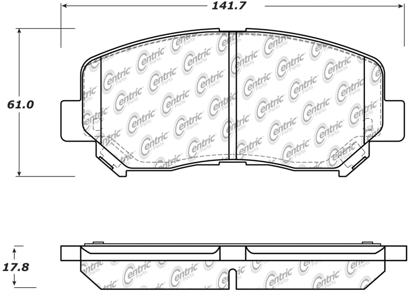 Plaquettes de frein avant StopTech Performance 13-14 Dodge Dart/Jeep Cherokee