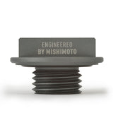Bouchon de remplissage d'huile Mishimoto 87-01 Ford Mustang Hoonigan - Argent