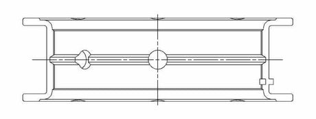 Ensemble de roulements principaux surdimensionnés de 0,01 mm pour Chevy V8 4,8/5,3/5,7/6,0 L Race Series