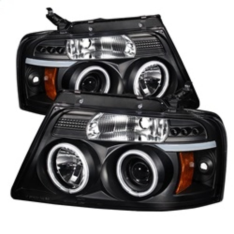 Phares de projecteur Spyder Ford F150 04-08 Version 2 CCFL Halo LED Blk PRO-YD-FF15004-CCFL-G2-BK