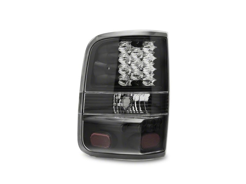 Feux arrière à LED Raxiom 04-08 Ford F-150 Styleside - Boîtier noir (lentille transparente)