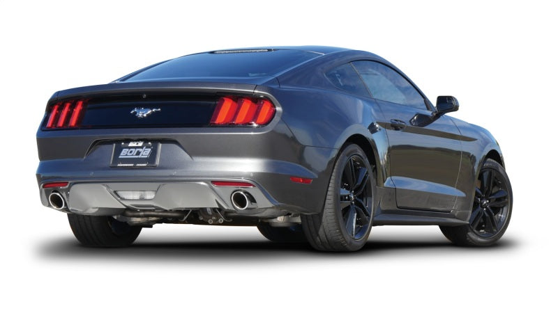 Section arrière Borla Atak 15-17 Ford Mustang 2.3L EcoBoost MT/AT Tuyau de 2,25 pouces Embout de 4 pouces