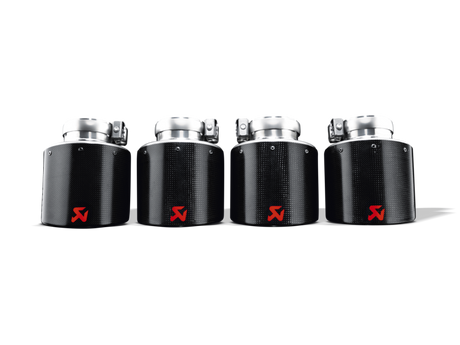 Ensemble de tuyaux d'échappement Akrapovic 06-13 Chevrolet Corvette ZO6/ZR1 (C6) (carbone 125 mm)
