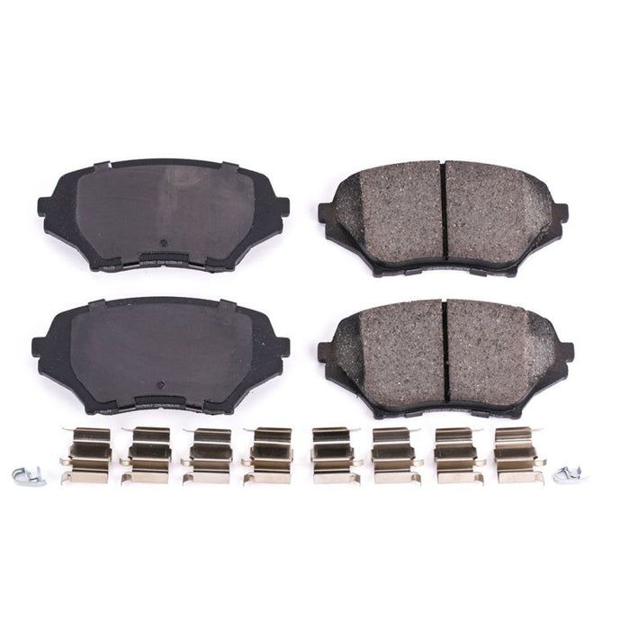 Plaquettes de frein avant Power Stop 06-15 Mazda MX-5 Miata Z17 Evolution en céramique avec matériel