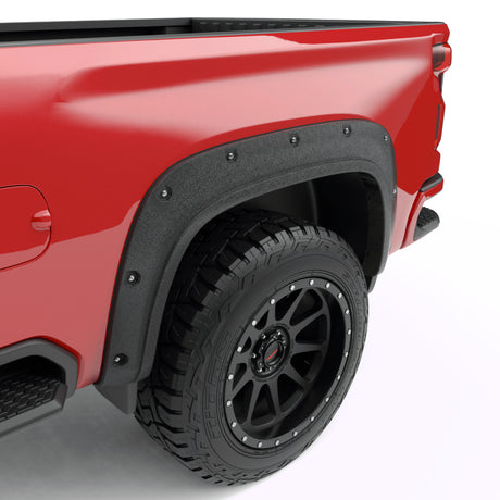 Jeu de 4 élargisseurs d'ailes de base EGR 20-22 pour Chevrolet Silverado 2500Hd/3500Hd de style boulon