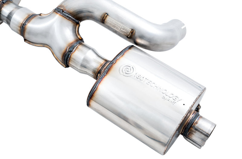 AWE Tuning 07-18 Jeep Wrangler JK/JKU 3.6L Tread Edition Double échappement arrière - Embouts chromés argentés