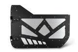 Demi-portes en aluminium avec grille perforée pour Jeep 4 portes JL/JT DV8 18-22