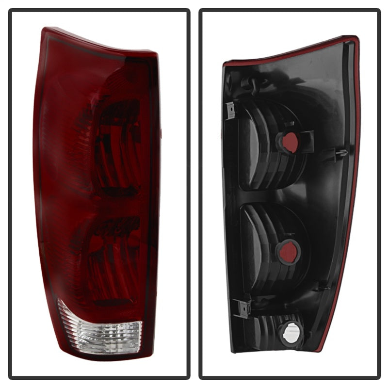 xTune Chevy Avalanche 02-06 OE Style Tail Lights Red Smoked ALT-JH-CAVA02-OE-RSM