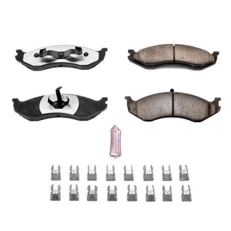 Plaquettes de frein avant Power Stop 90-01 pour camion et remorquage Jeep Cherokee Z36 avec matériel
