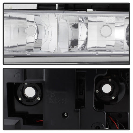 Phares d'angle/pare-chocs à LED pleine grandeur Xtune 92-94 Blazer Chrome HD-JH-CCK88-LED-AM-C-SET