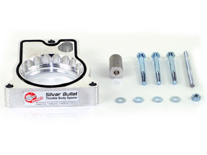 Entretoises de corps de papillon aFe Silver Bullet TBS GM C/K 1500/2500/3500 96-00 V8-5.0L 5.7L