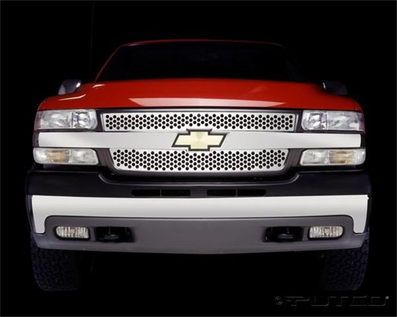 Grilles en acier inoxydable Putco 01-02 Chevrolet Silverado HD Punch