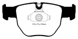 Plaquettes de frein avant EBC 03-05 Land Rover Range Rover 4.4 Yellowstuff