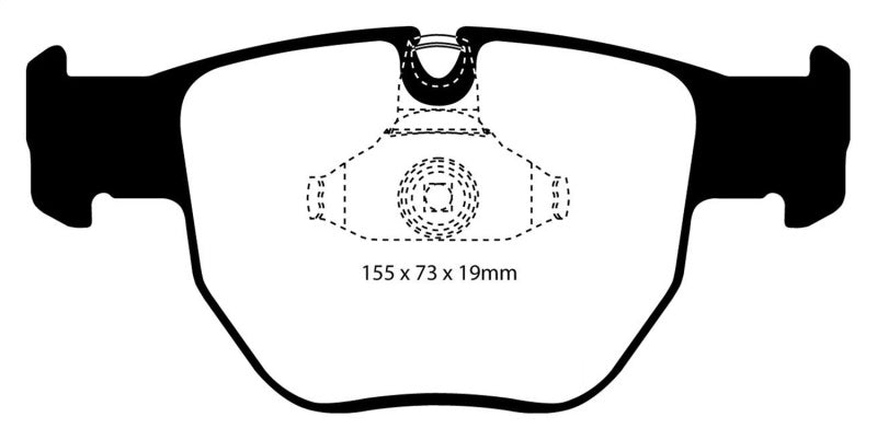 EBC 03-05 Land Rover Range Rover 4.4 Greenstuff Front Brake Pads