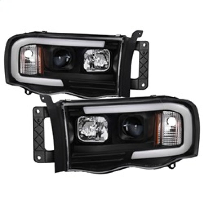 Phares de projecteur à barre lumineuse Spyder 02-05 Dodge Ram 1500 - Noir (PRO-YD-DR02V2-LB-BK)