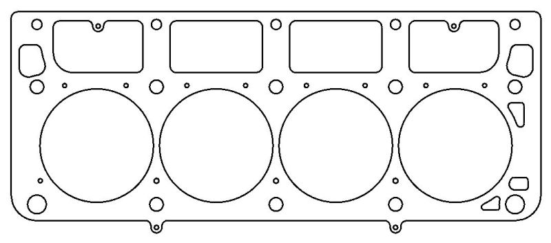 Cometic GM LS1 (w/M.I.D. Sleeves) 4.125 inch Bore .051 inch MLS Head Gasket