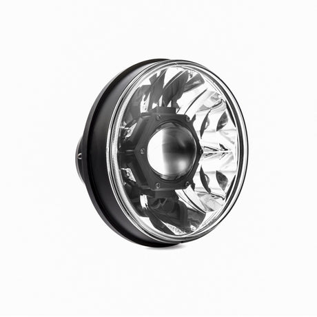 Phare de rechange KC HiLiTES 07-18 Jeep JK 7 pouces Gravity LED Pro approuvé DOT (simple)