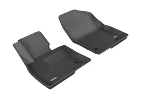 3D MAXpider 2014-2019 Mazda Mazda3/Mazda6 Kagu 1st Row Floormat - Black 3D MAXpider