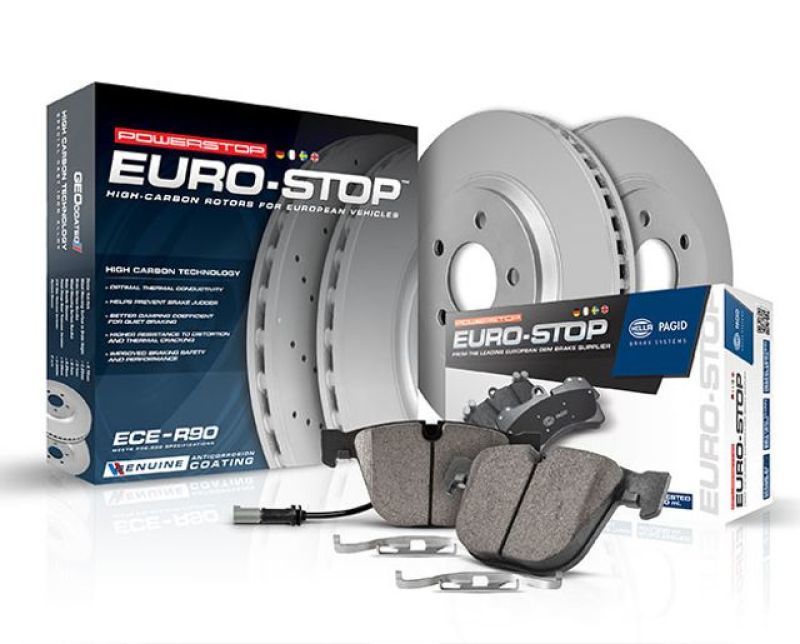 Kit de freins avant Euro-Stop Power Stop 11-18 pour Porsche Cayenne