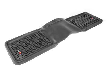 Revêtement de plancher arrière Rugged Ridge noir pour Ford F-150 à cabine allongée 1997-2008, Super Crew 04-08