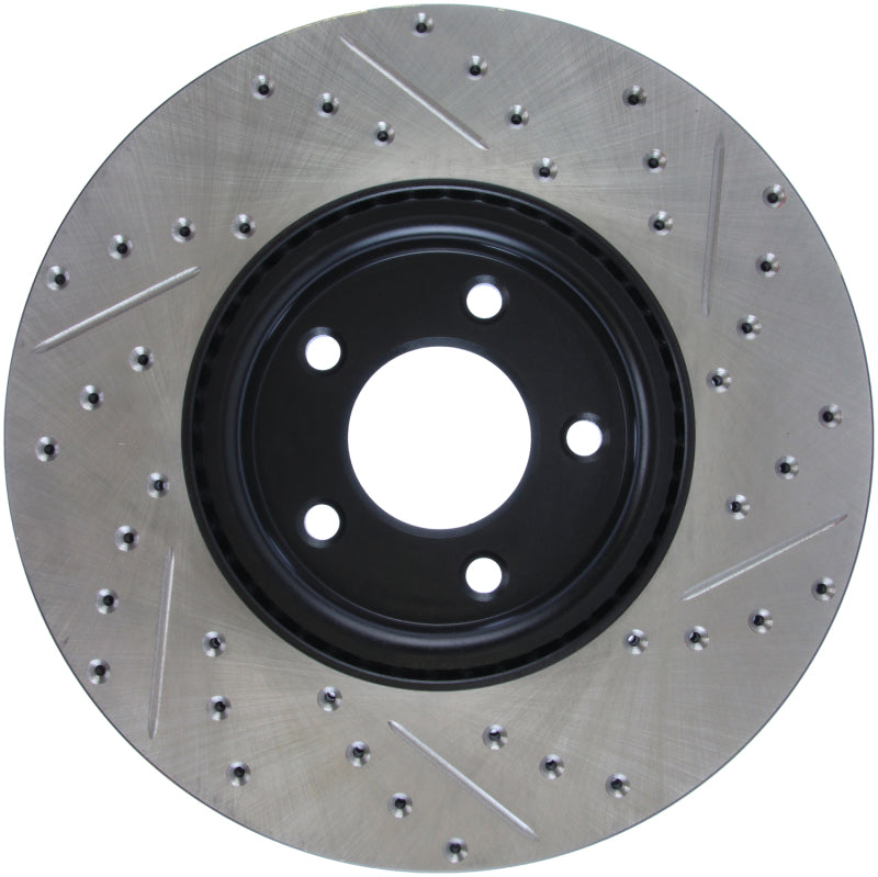 Rotors avant droit rainurés et percés StopTech 07-09 Mazda 3