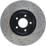 Rotors avant droit rainurés et percés StopTech 07-09 Mazda 3