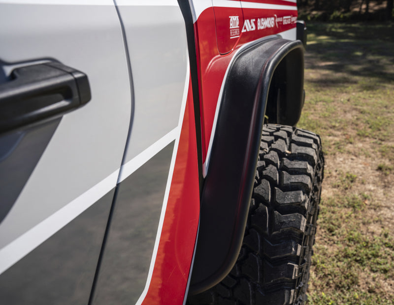 Bushwacker 2020 Jeep Gladiator Launch Edition Flares de style plat 4 pièces - Noir