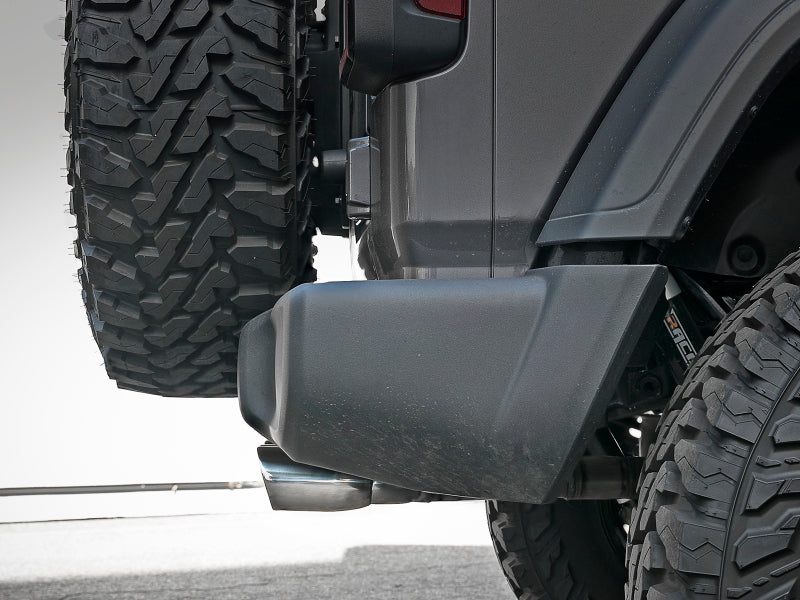 Échappement Cat-Back aFe Rebel Series 2,5 pouces en acier inoxydable 304 avec embout poli 18-20 Jeep Wrangler (JL)
